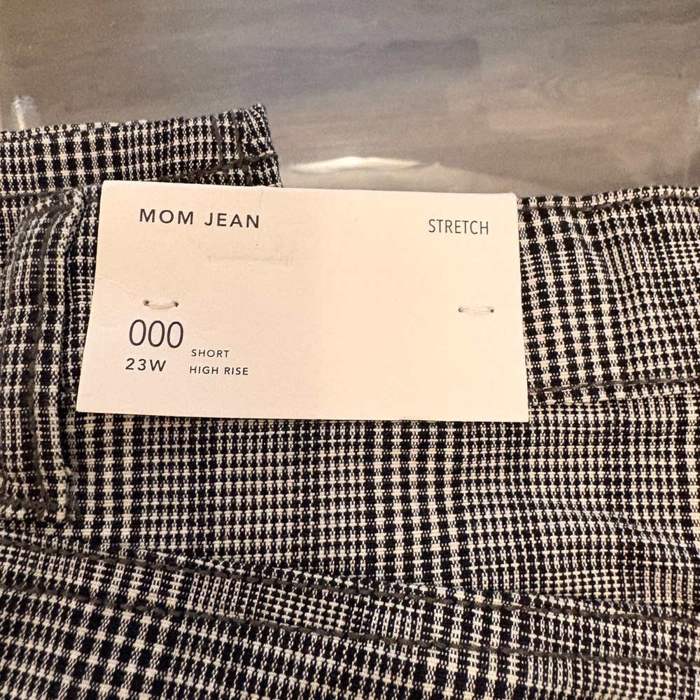 American Eagle Outfitters Plaid High Rise Women Jeans - Picture 5 of 5